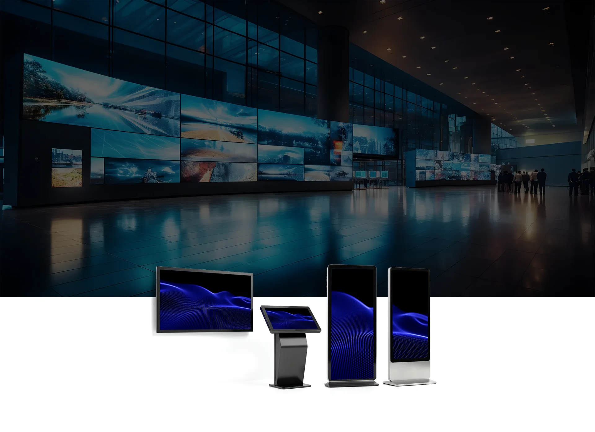 Soluções de Displays para Empresas